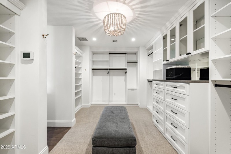 Primary Suite Walk-in Closet