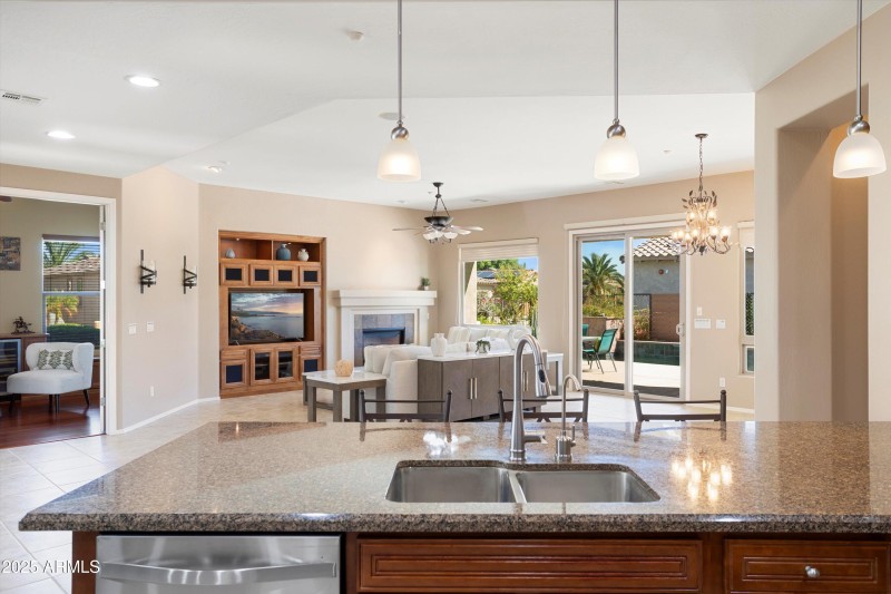 SPACIOUS OPEN CONCEPT IS