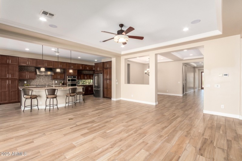 Greatroom view from fireplace