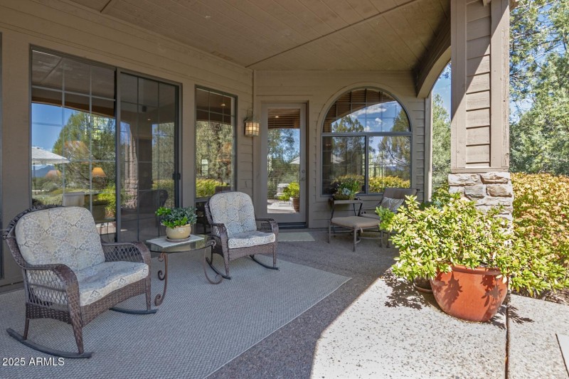 Patio off the kitchen