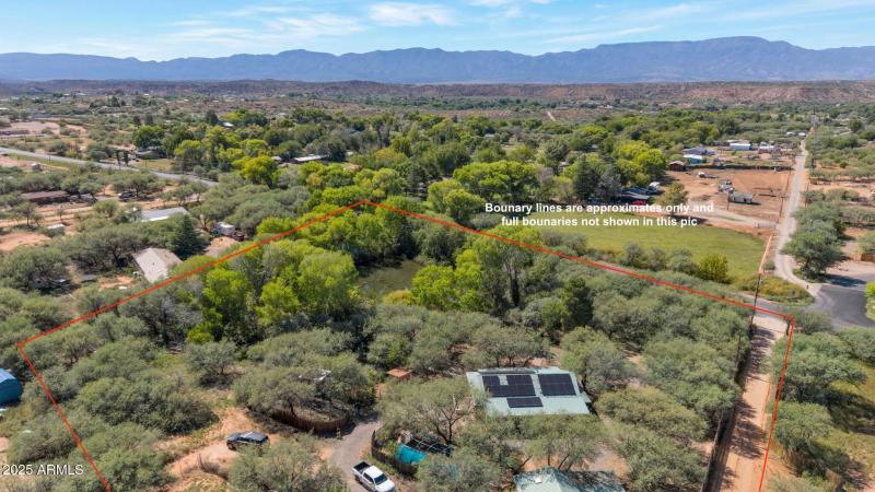 Aerial Boundary lines