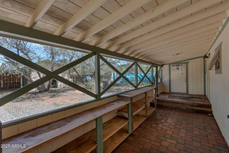 Screened in Back Patio