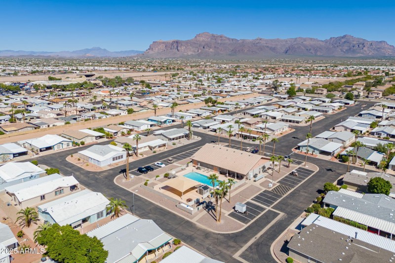 View towards the Superstition Mtns