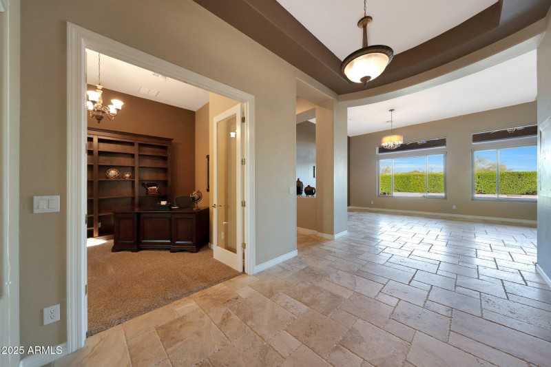 Inside view from front door