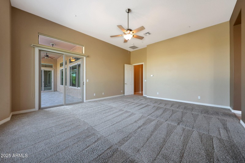 OS has separate exit to backyard