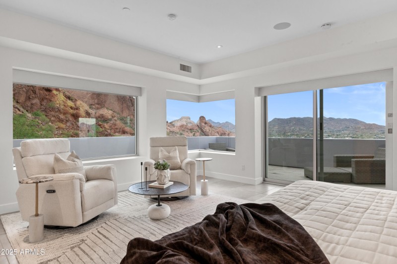 Primary bedroom views