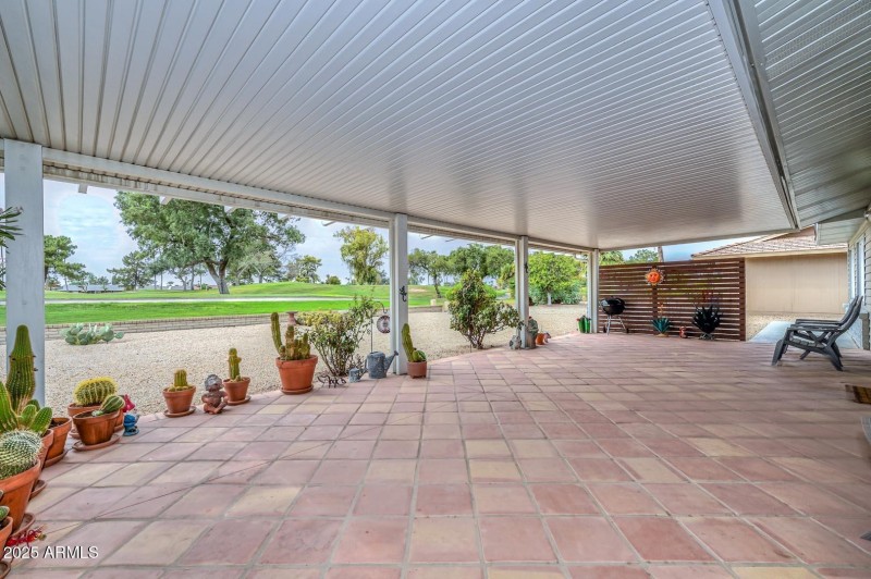 Covered Patio View