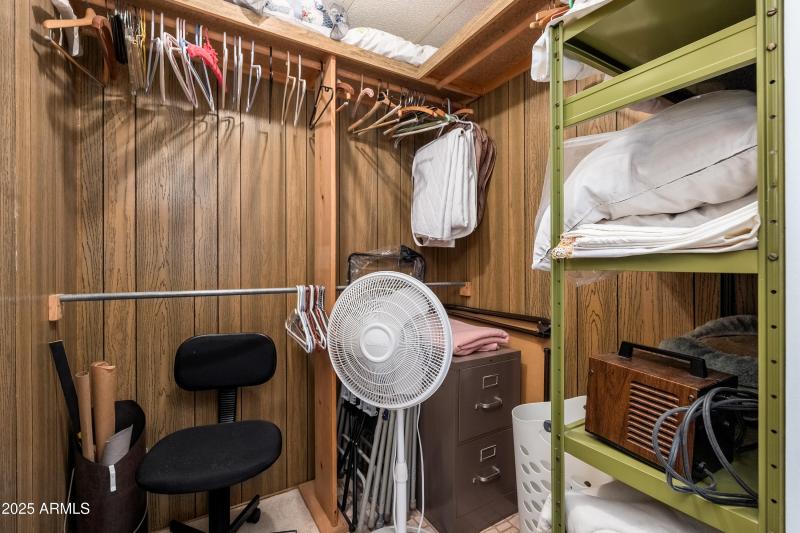 Primary Suite Walk in closet