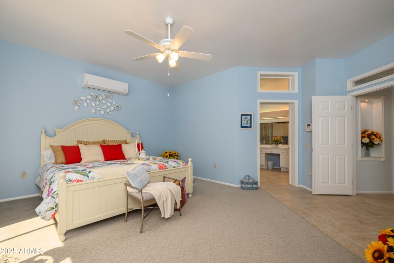 Primary Suite with Ceiling Fan