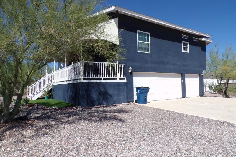 South garage entrance view