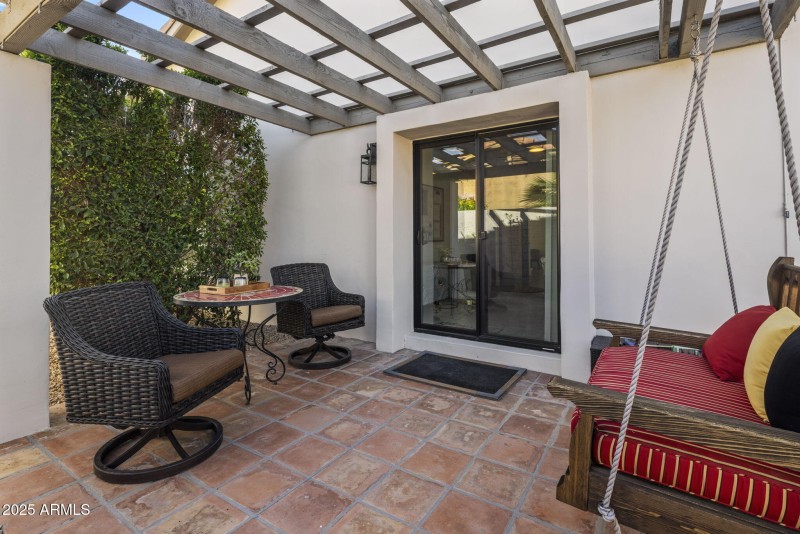 Patio off Second Bedroom/office 2