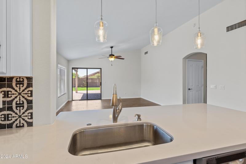 Kitchen Open to the Family room