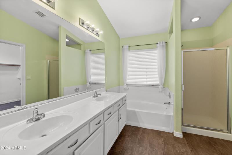 Primary Bath, double sinks