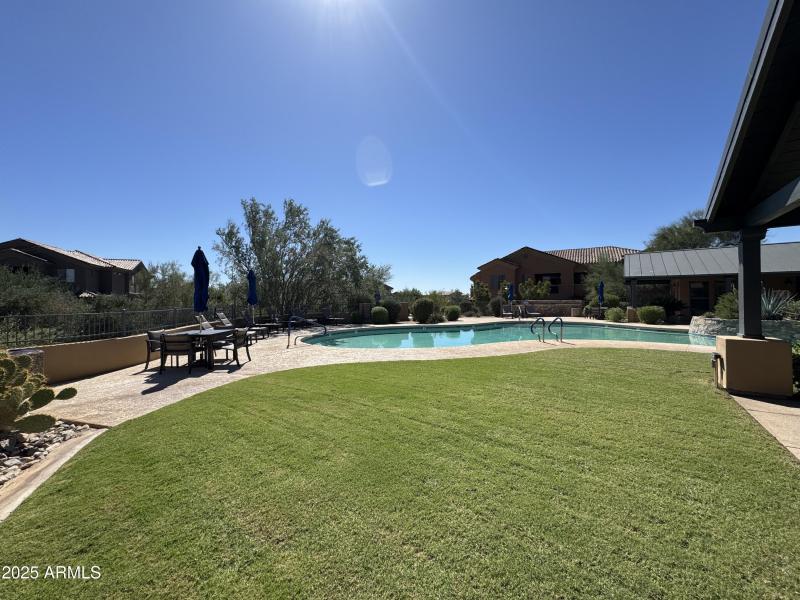 Community Pool Grass Area