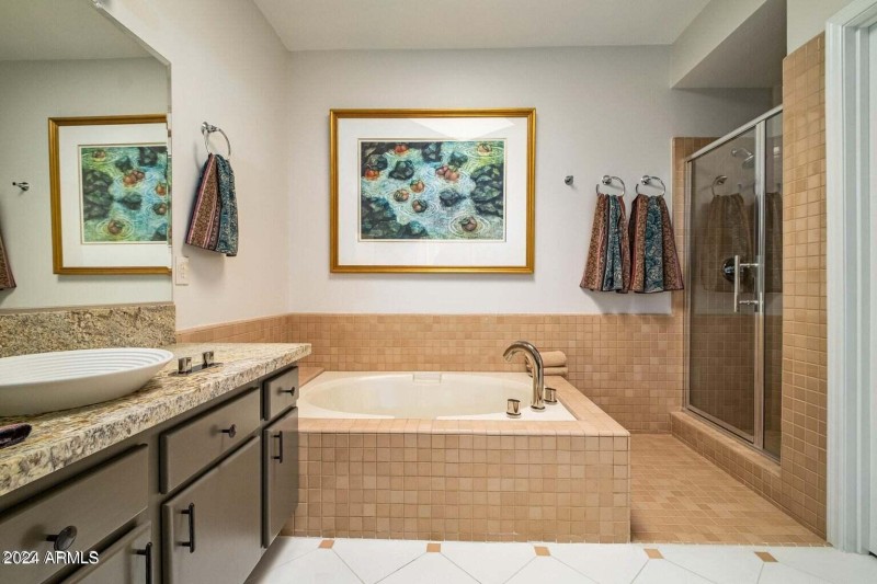 Separate Shower and Tub