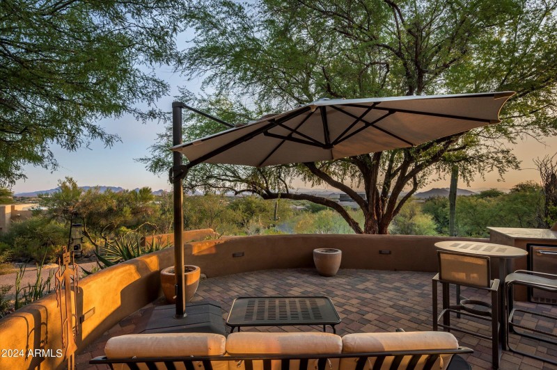 Shaded Entertaining Patio