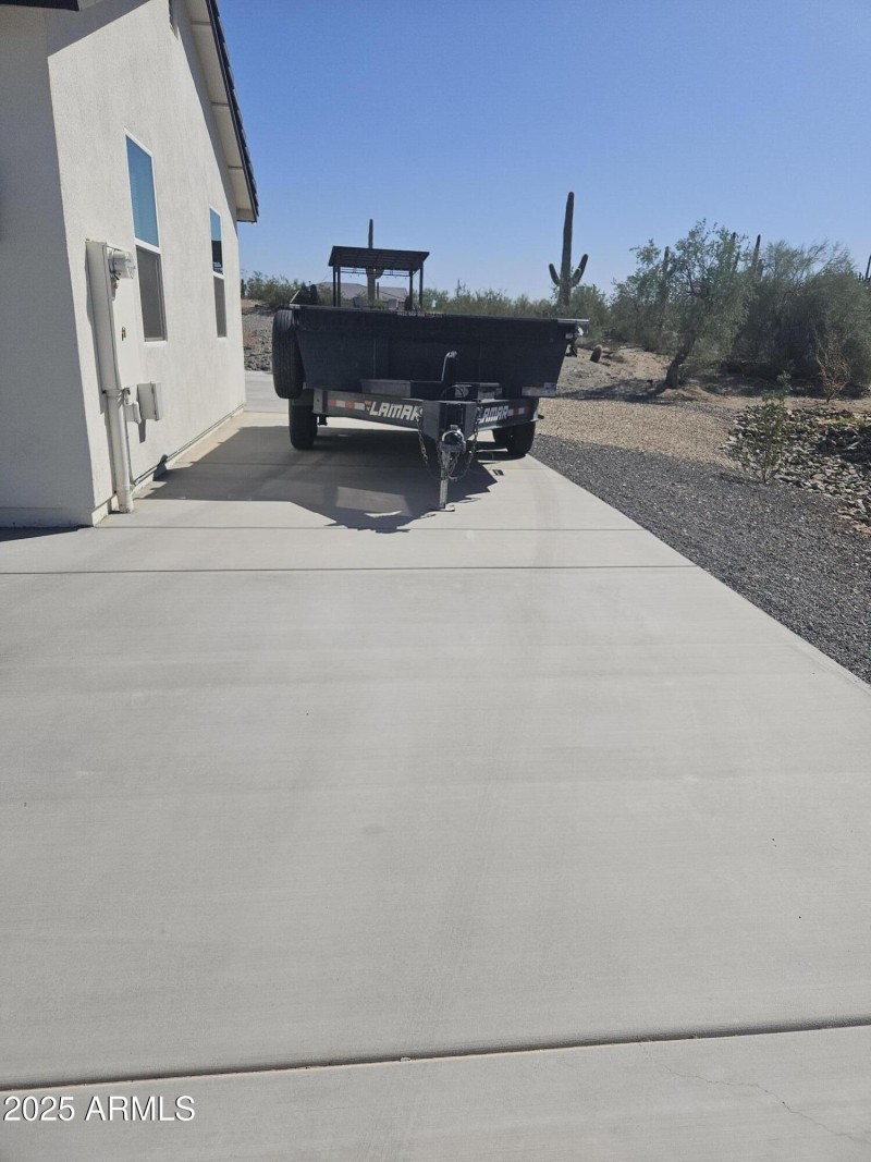 parking pad for RV or boat