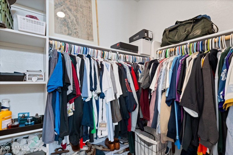 Primary His and Hers Closet