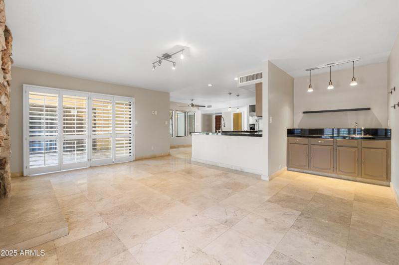 Wet Bar in Living Room