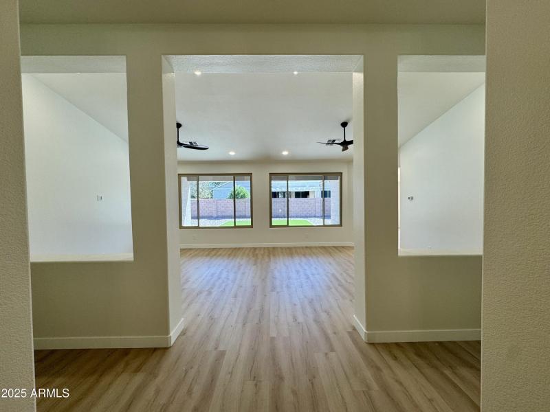 View of great room from entry