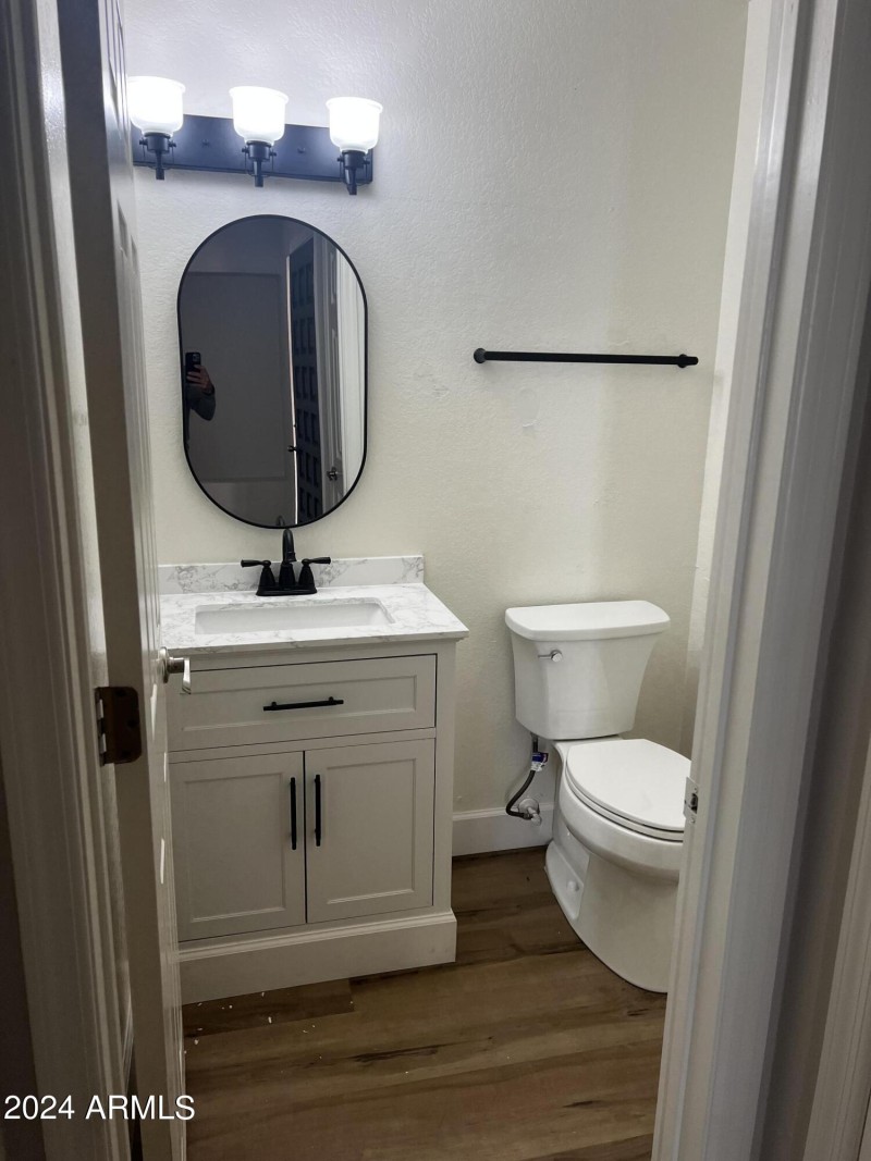 Downstairs half bath