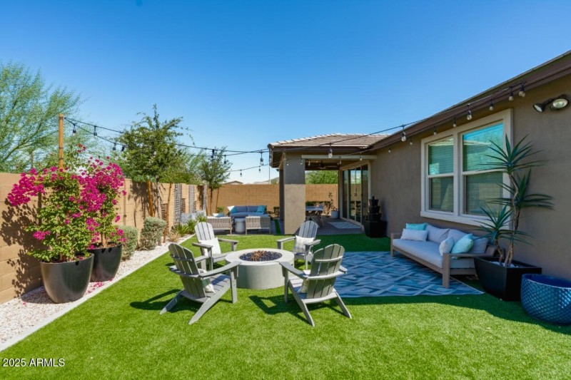 Backyard - Digital Rendering Firepit