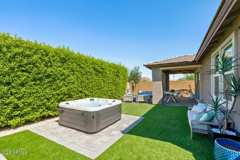Backyard - Digital Rendering HotTub