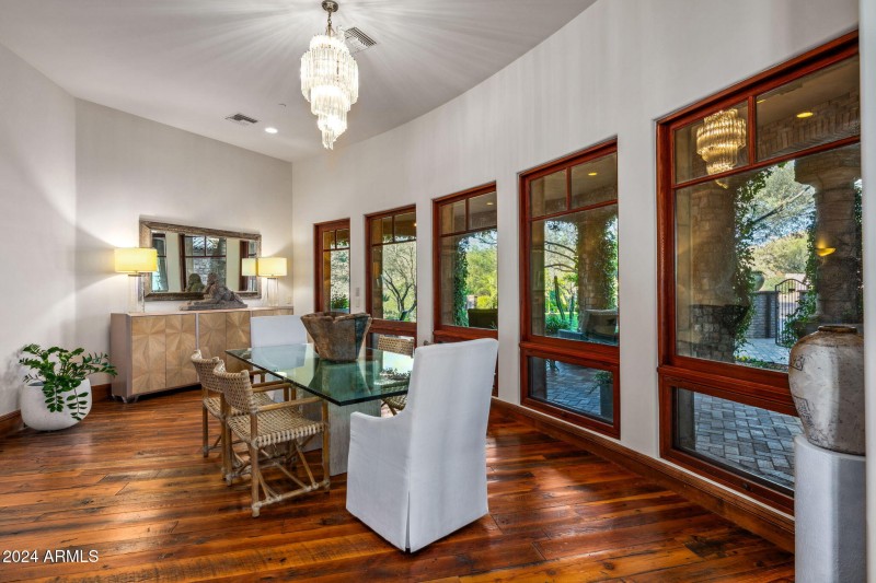 Casual Dining View to Patio