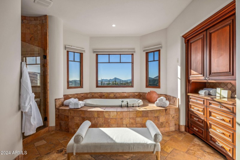 Primary Soaking Tub & Shower