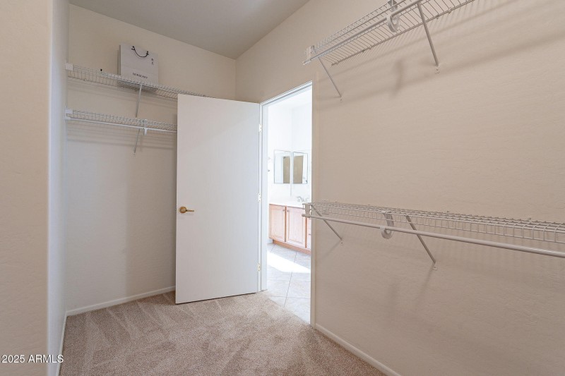 Large walk in closet