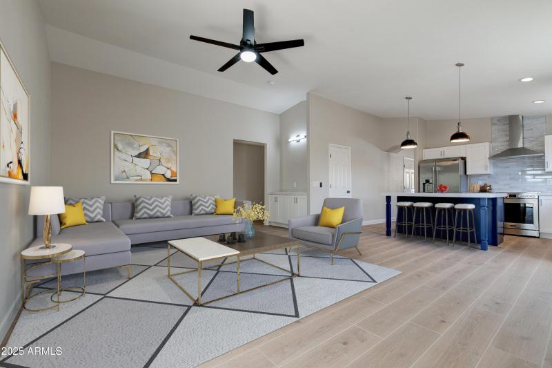 GREAT ROOM VIRTUALLY STAGED