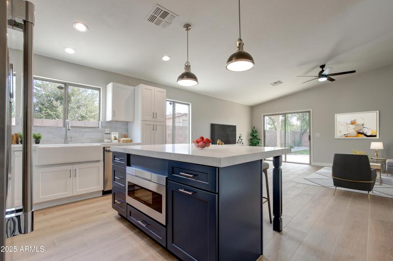 GREAT ROOM VIRTUALLY STAGED