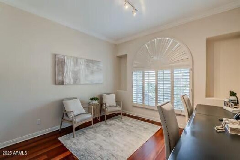 Bedroom 2 shown as office