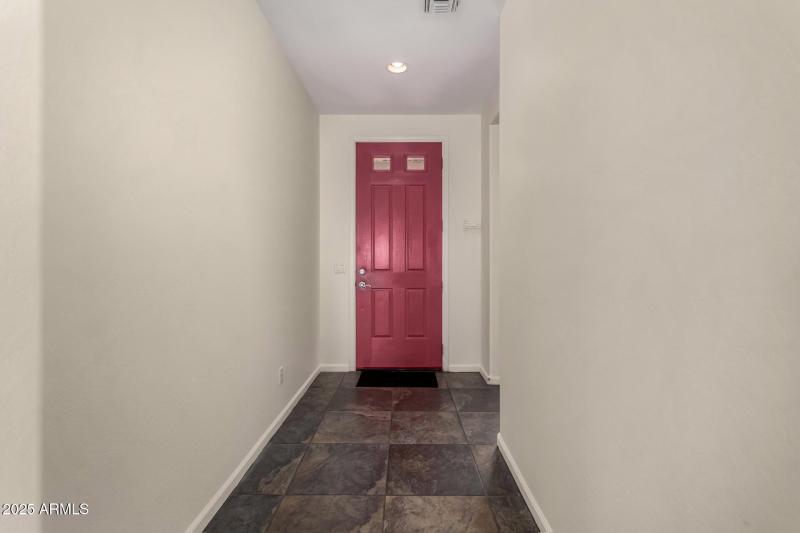 Freshly painted interior