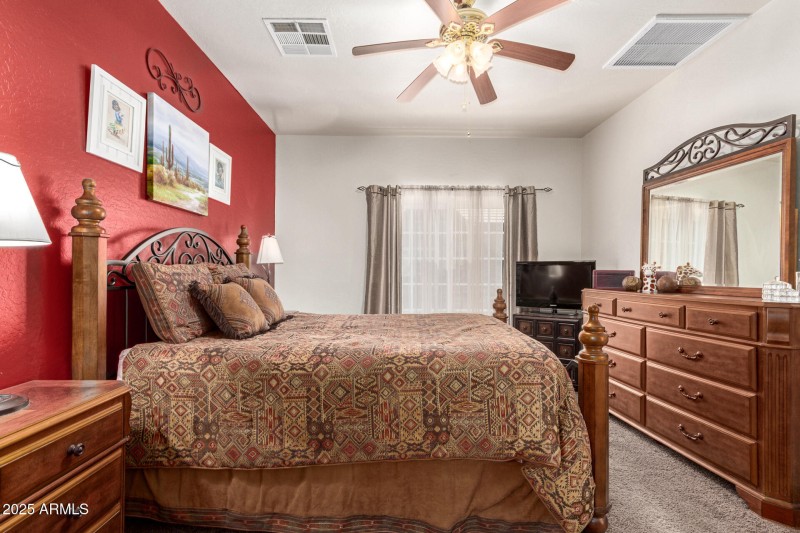 Primary Bedroom to Faux Balcony