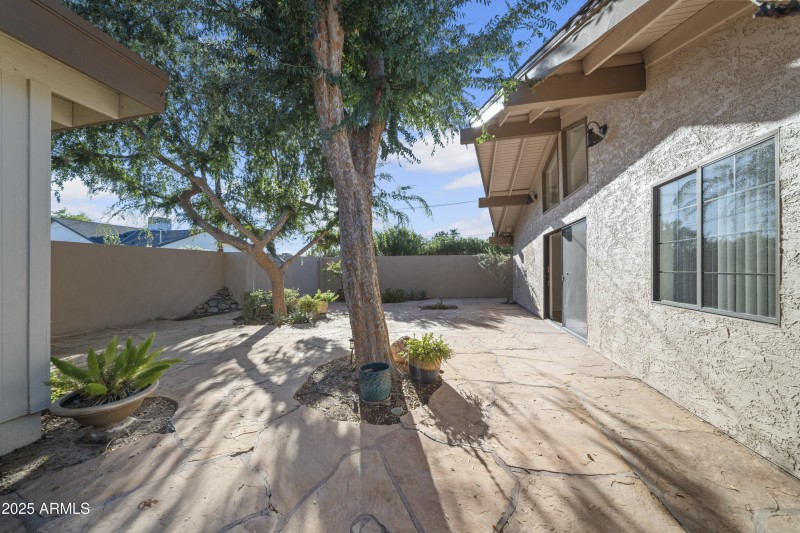 Courtyard between home and ADU