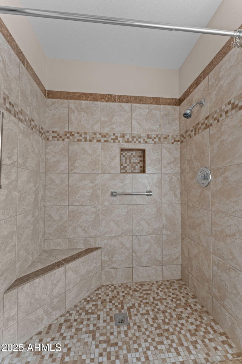 Remodeled primary shower