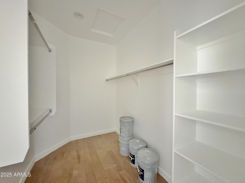 Large walk in closet