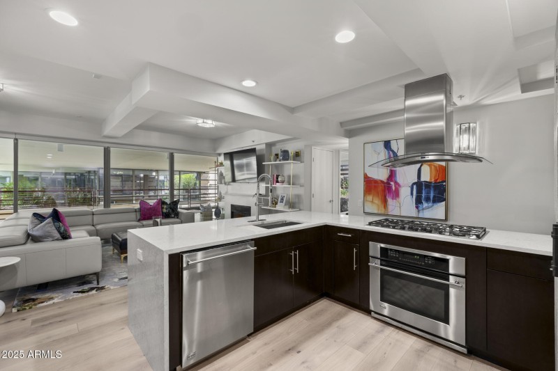 Gas Stove & Expansive Countertops