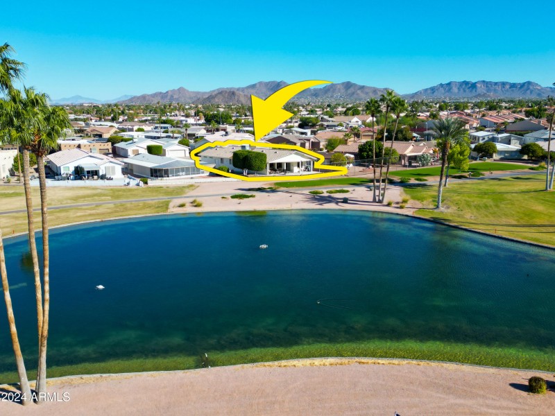 Drone Back - Across Lake