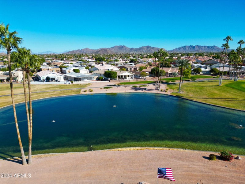 Drone Back - Across Lake