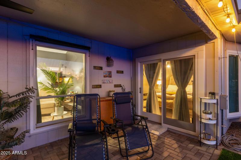 Backyard Seating Area