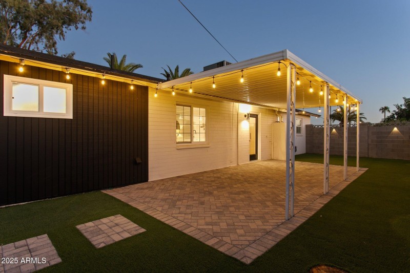 Fresh paint and landscaping