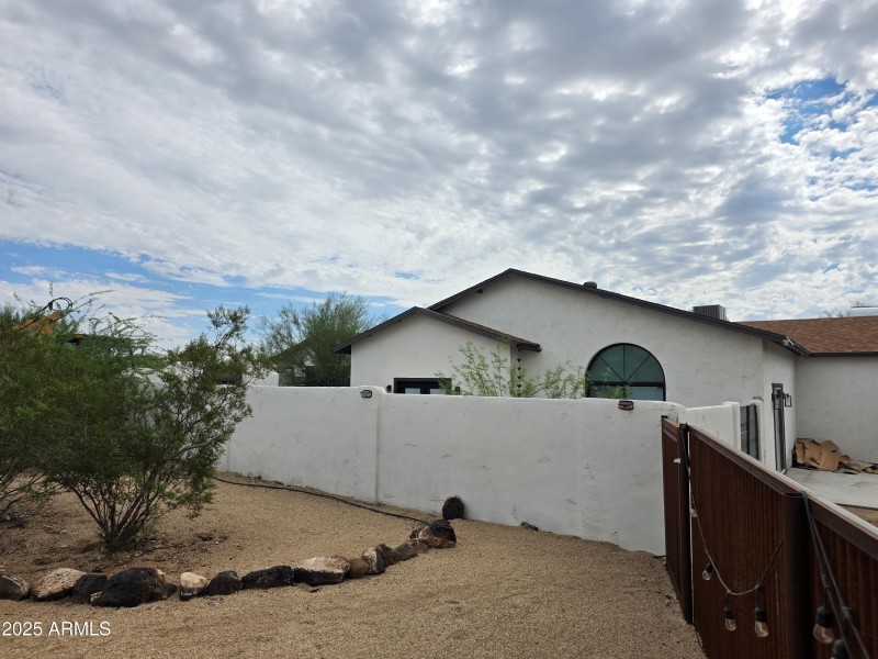 RV Parking and RV gate to rear grounds