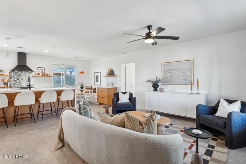 Calming desert vibes flow throughout