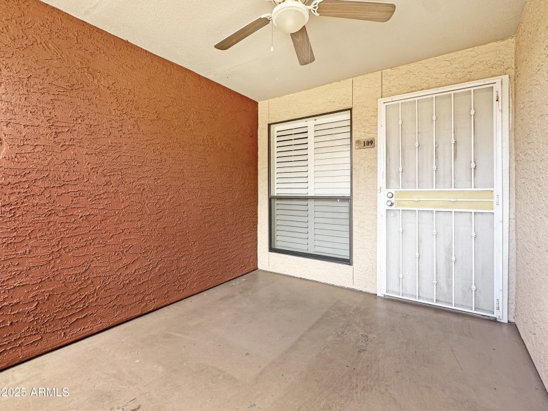 screen door & covered patio