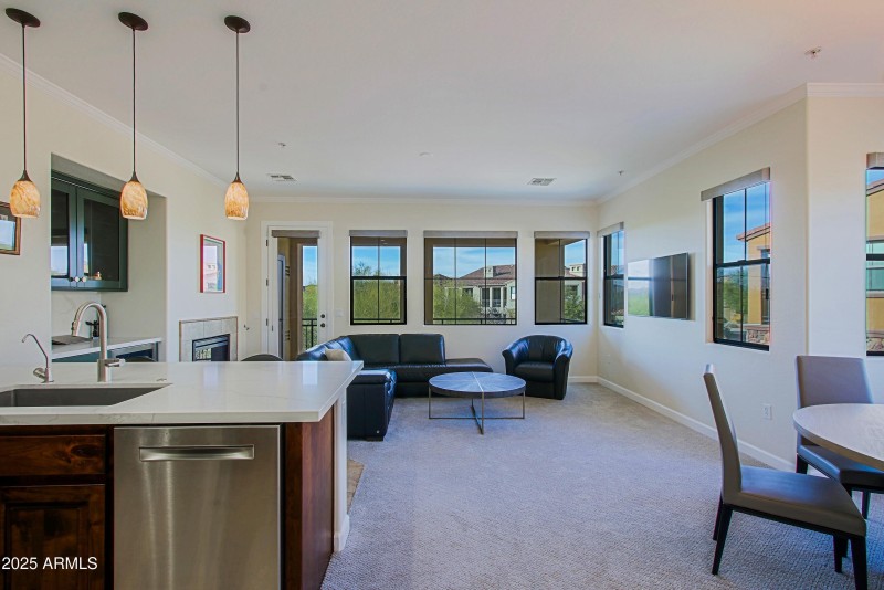 Kitchen, Greatroom and Dining Area 1