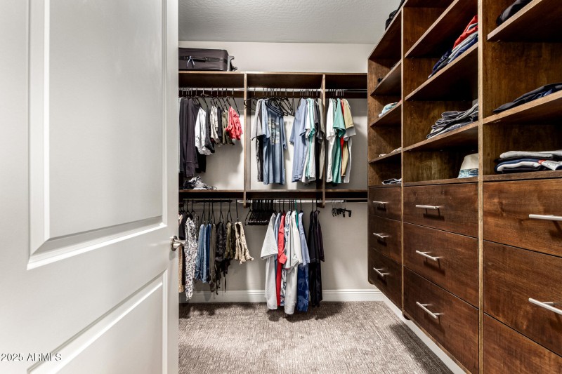 Primary closet
