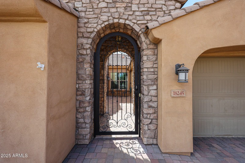 Gate to Private Courtyard
