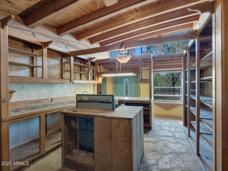 009_kitchen island pantry shelves